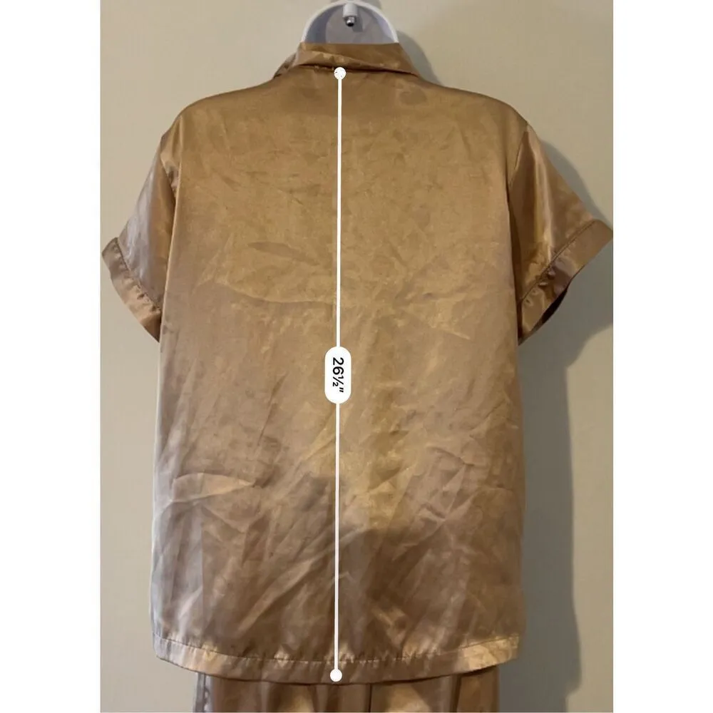 Women’s Cabernet Gold Pajamas Set Top & Bottom PS - Image 5