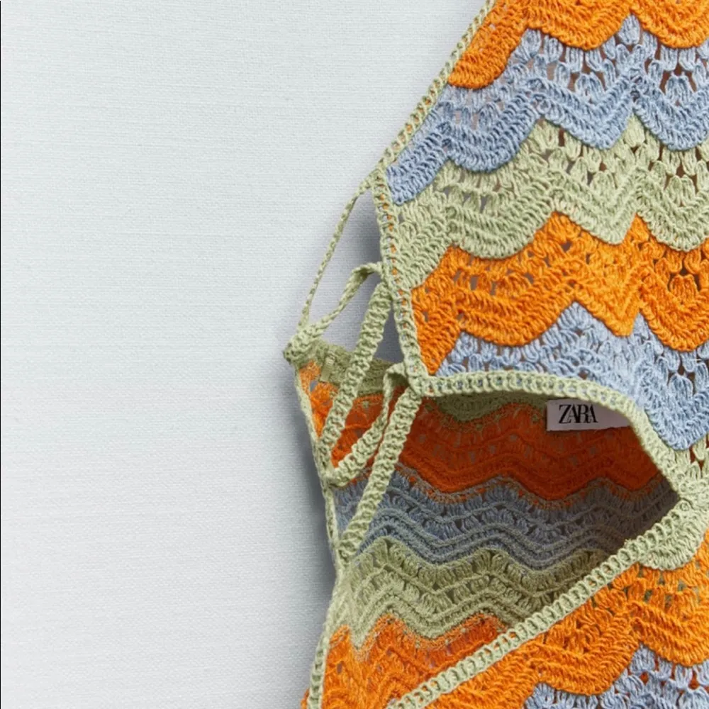 ZARA Cut Out Crotchet Dress - Image 11