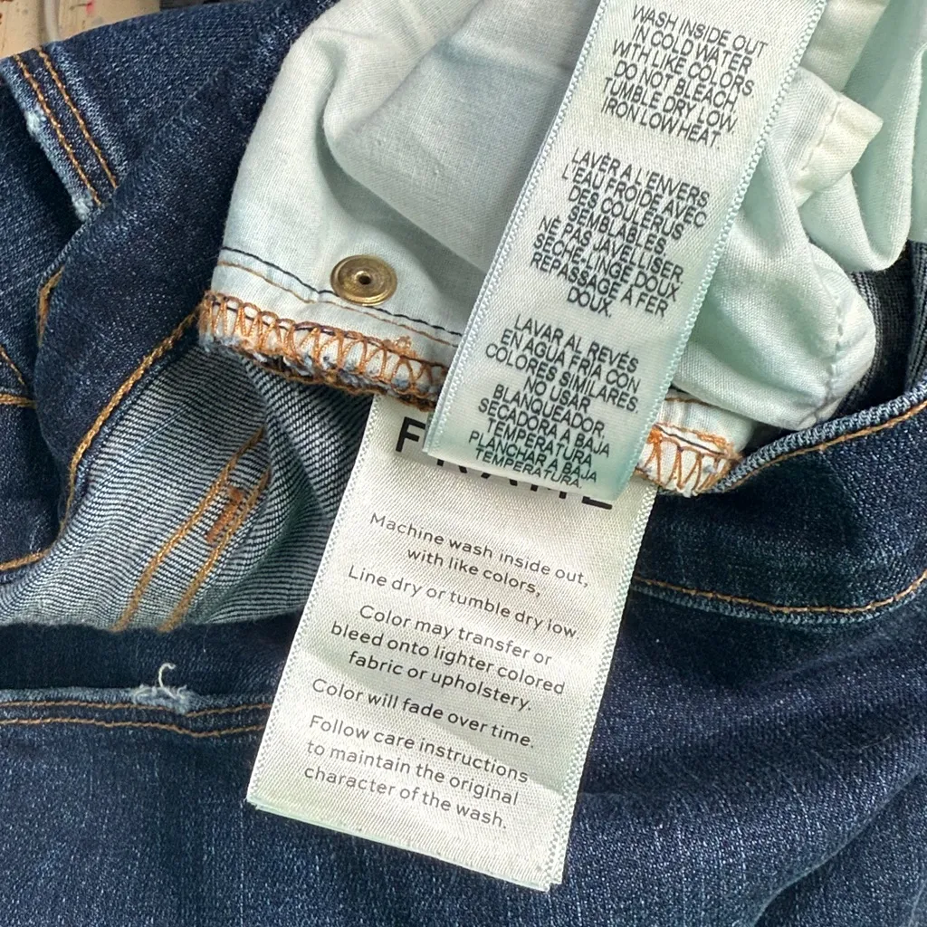 FRAME Meribel The Modern Pocket High-Rise Crop Jeans W1884 Sz 31 - Image 10