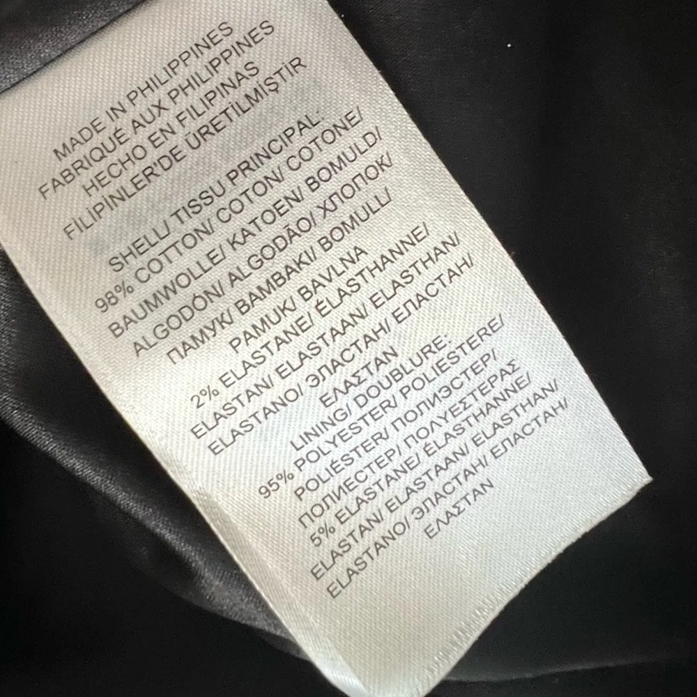 Lauren Ralph Lauren Stretch-Velvet Moto Jacket Cotton, Size 16 NEW Retail $295 - Image 8