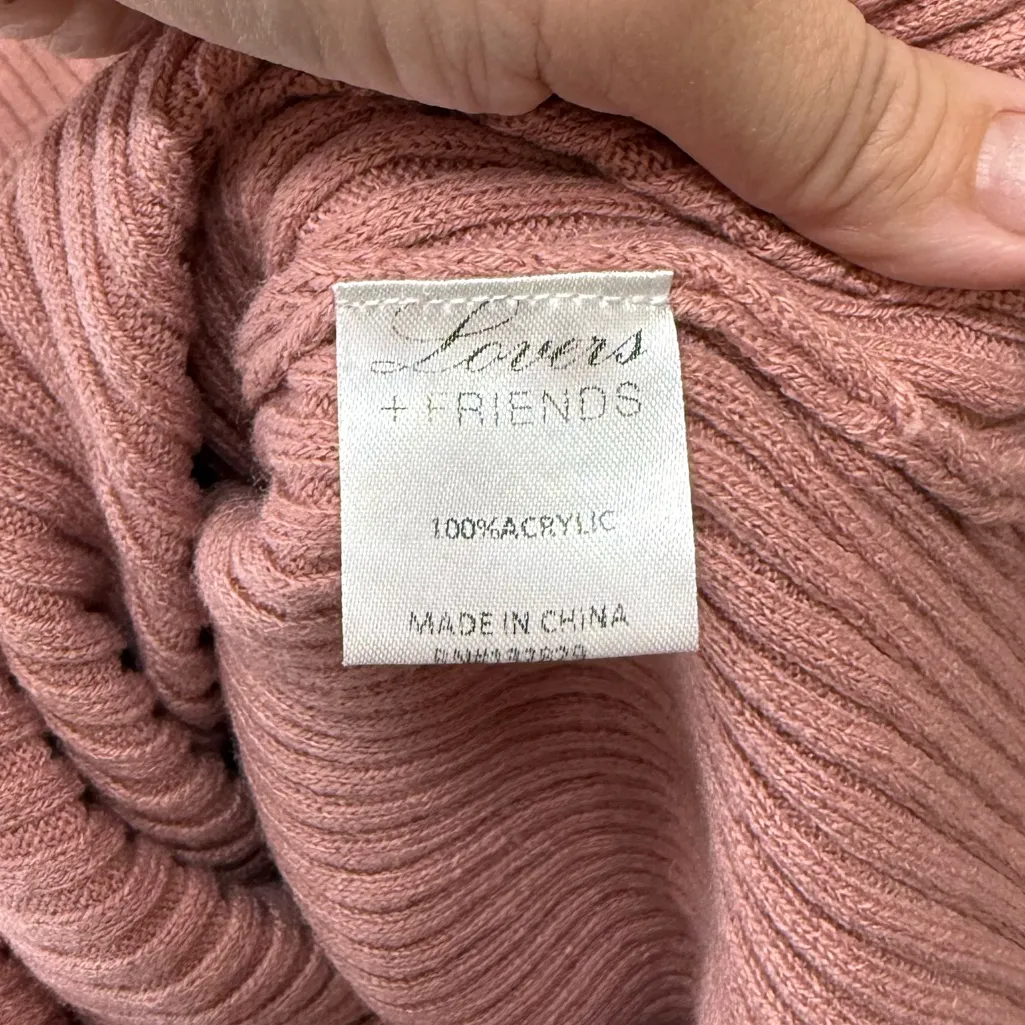 Lovers and Friends‎ Around The Fire Midi in Dusty Pink size small - Image 4