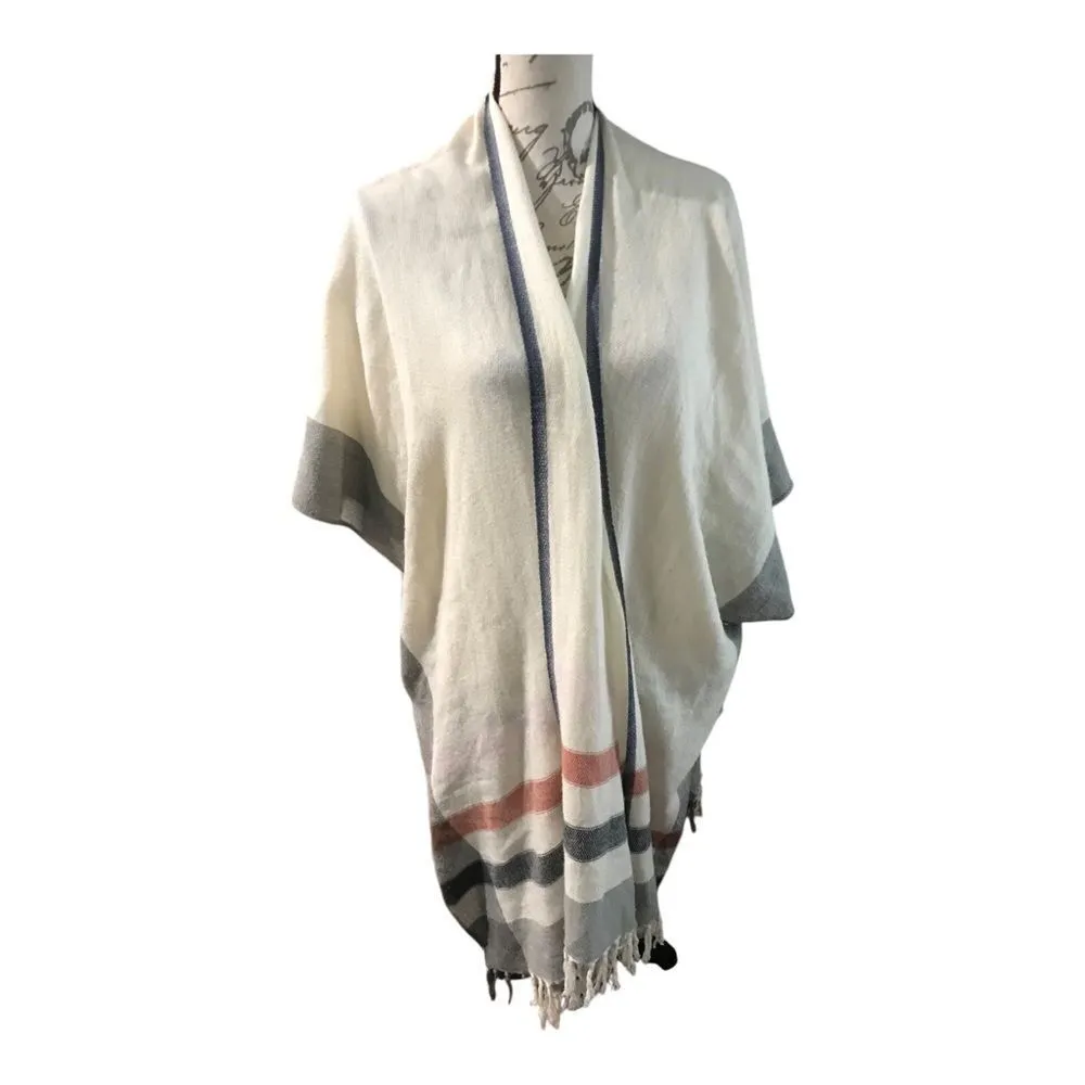 Ann Taylor  Pancho one size Fringe lower level - Image 5