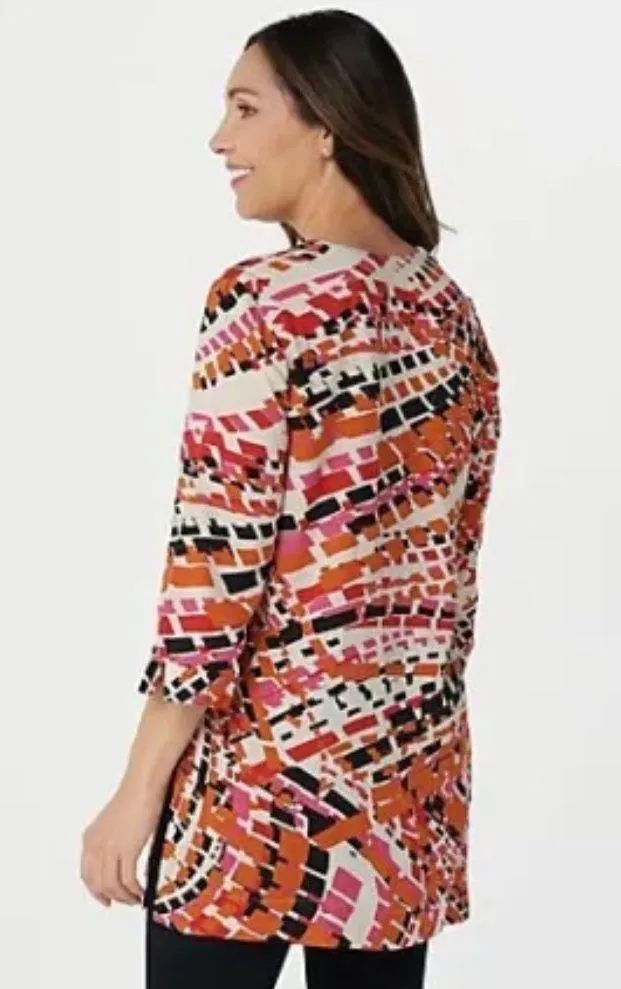 Printed Woven Caftan Embellishment Choice A395905 - Image 2