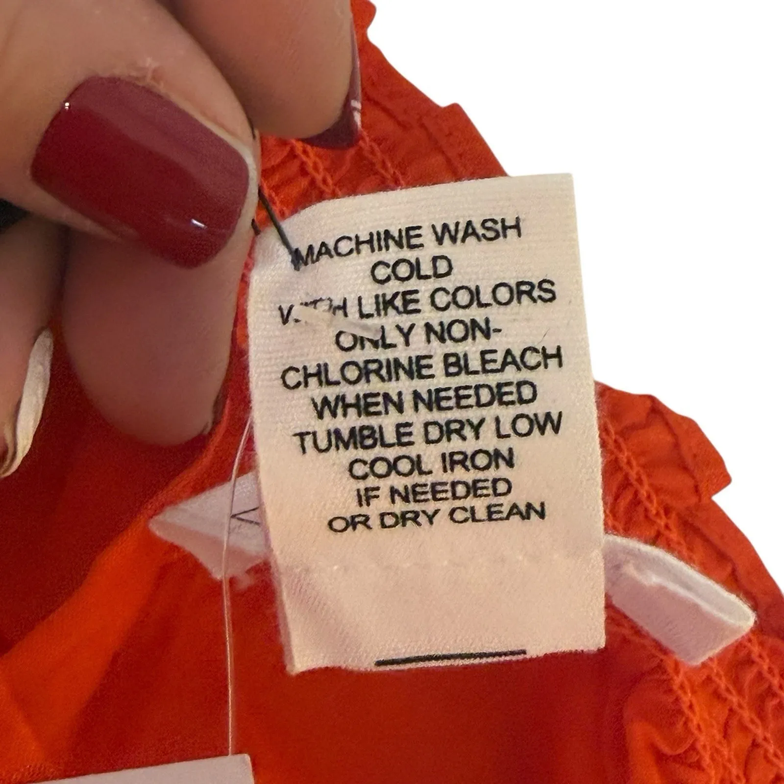 For The Republic Orange Boho Embroidered Short Sleeve Top Large Aztec Flowy NWT - Image 9