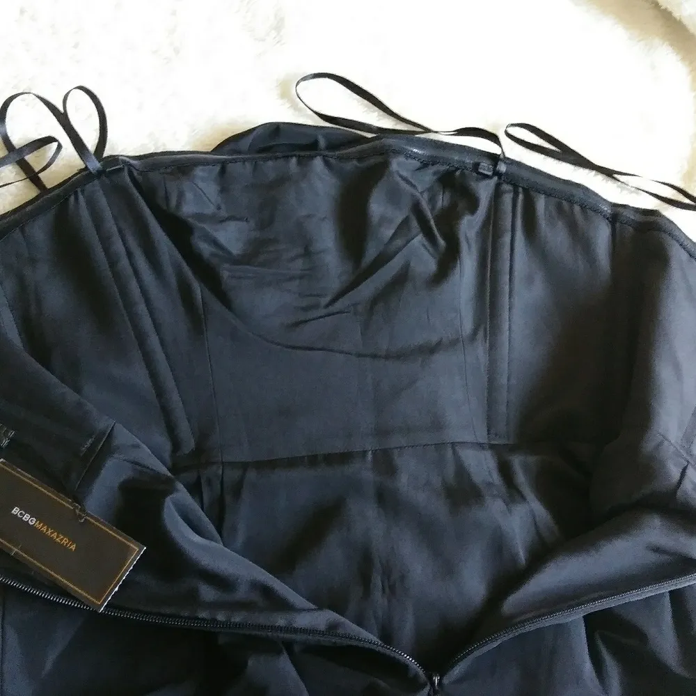 BCBG Max Azria Black Mini Dress NWT - Image 3