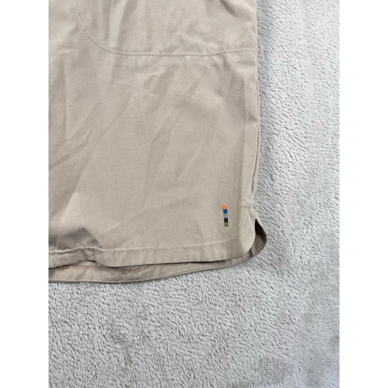 Smartwool Active 8" Shorts Beige Dune Sz Small Gorpcore Athletic Outdoors Womens - Image 2