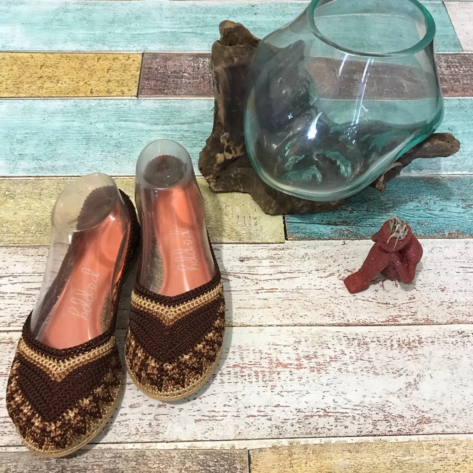 Poppy for Free People crocheted ballet flat NEW - Image 5