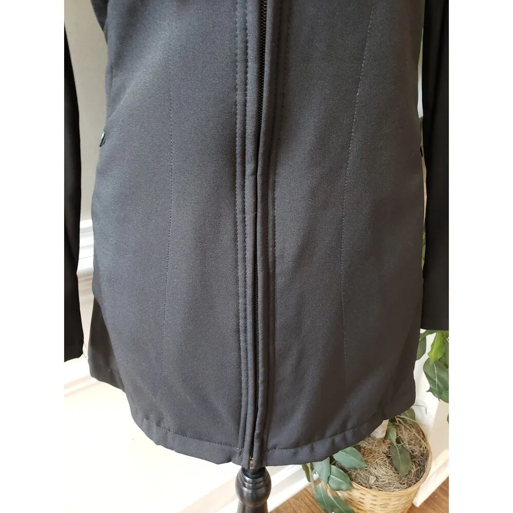 Snozu Trailblazer Jacket Womens Small Black Fleece Lined Long Sleeve Full Zipper - Image 10