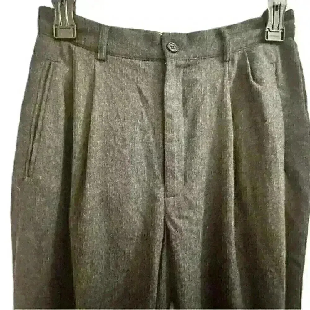 Vintage L.L. Bean pleated Wool Trouser Pants Size 6 - Image 3