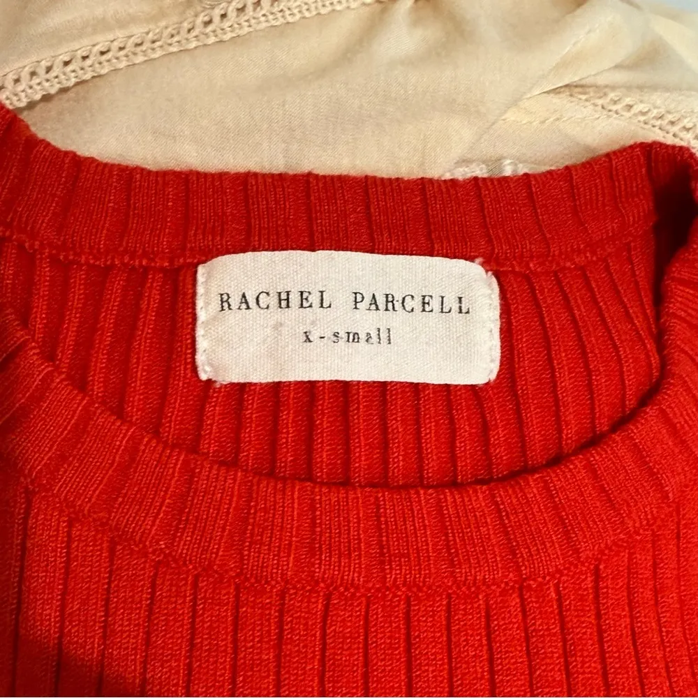 Rachel Parcell Ribbed Sweater Red Size XS - Image 3