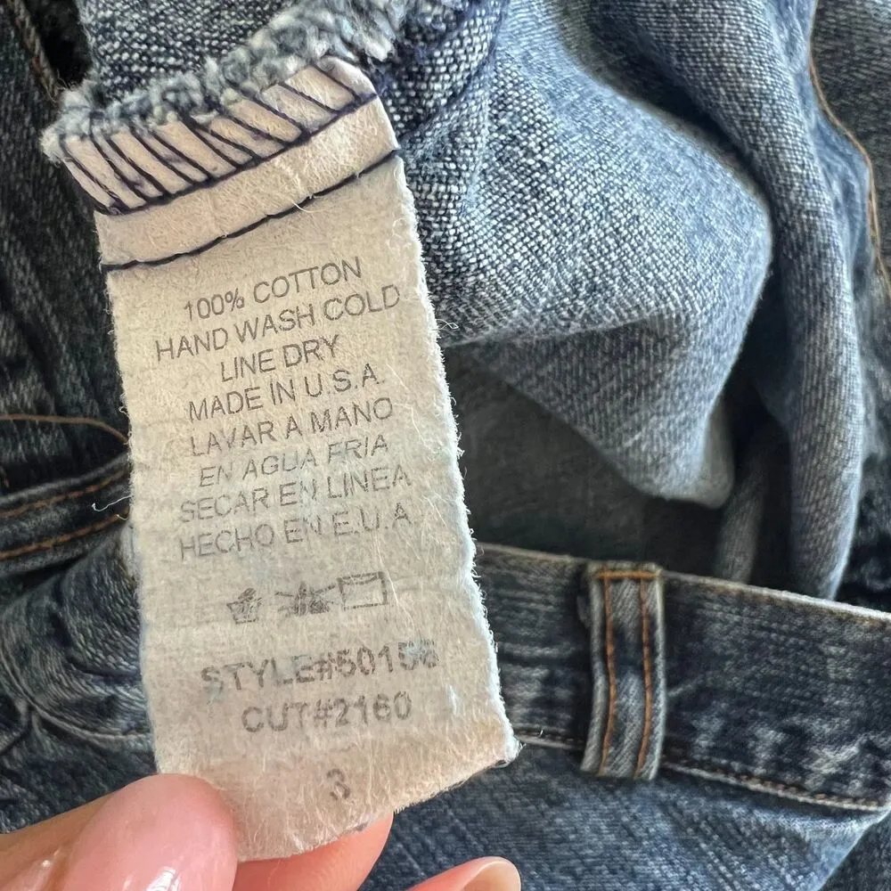 CHARLOTTE RUSSE Vintage Y2K 2000s Denim Jean Skirt Womens 3 - Image 4