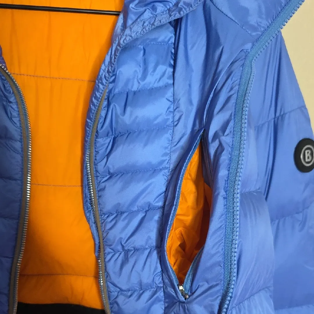 Vintage Bogner Ski Jacket Goan Thylmann 90s Puffer Coat Goose Down Blue 6 Small - Image 11