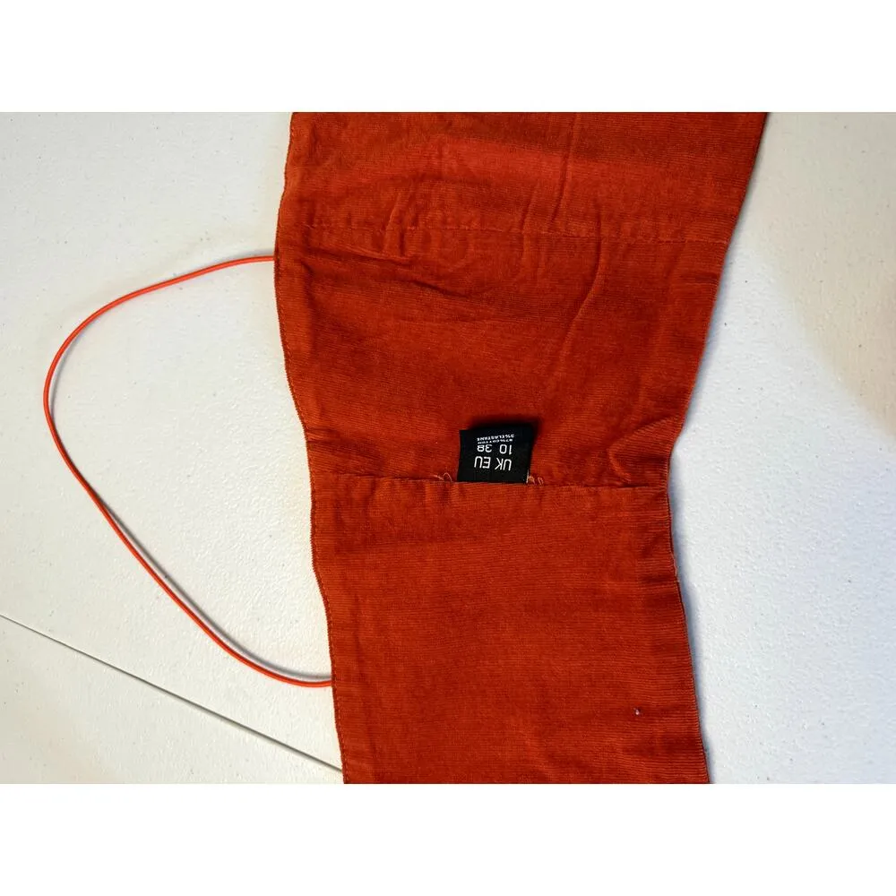 NWT Momokrom Courduroy rust crop top size 10 - Image 6