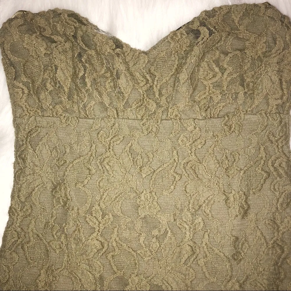 UO medium Pins & Needles sexy corset lace top - Image 4