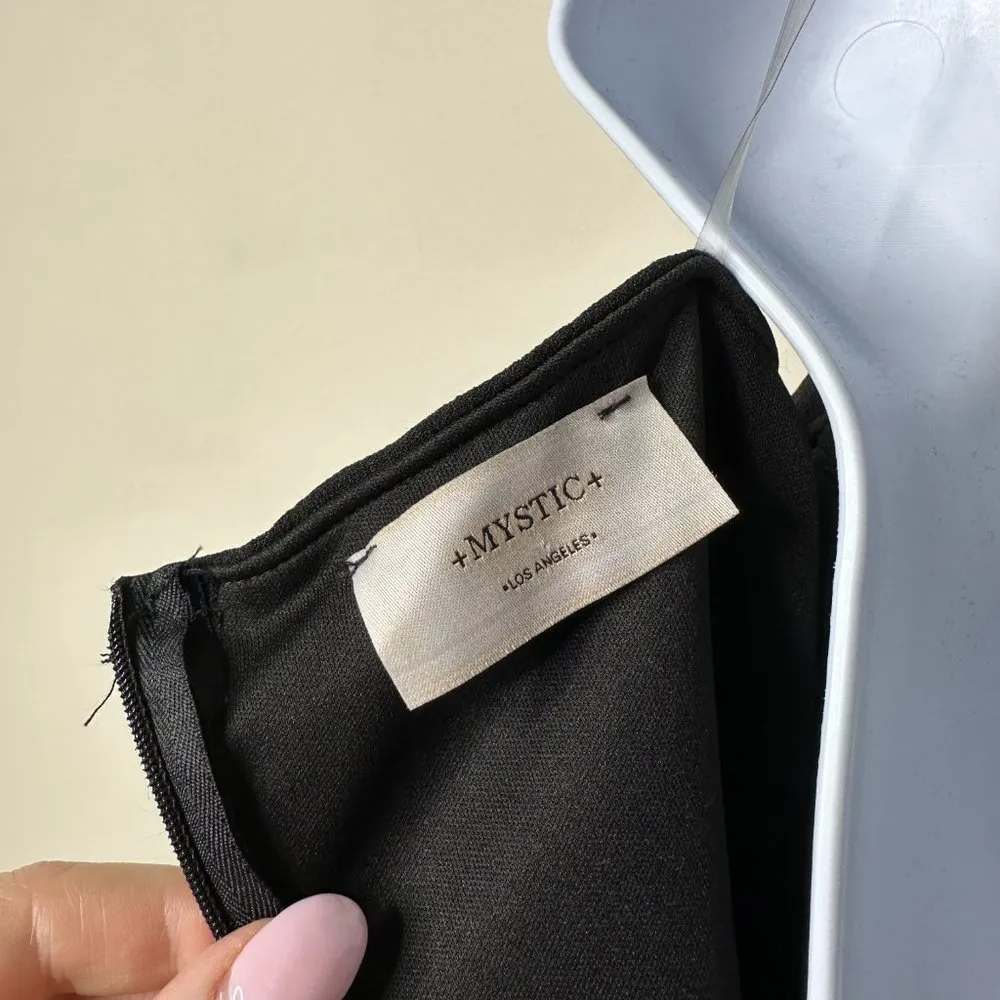 Mystic  LA Black Strapless Romper Women's Medium - Image 4