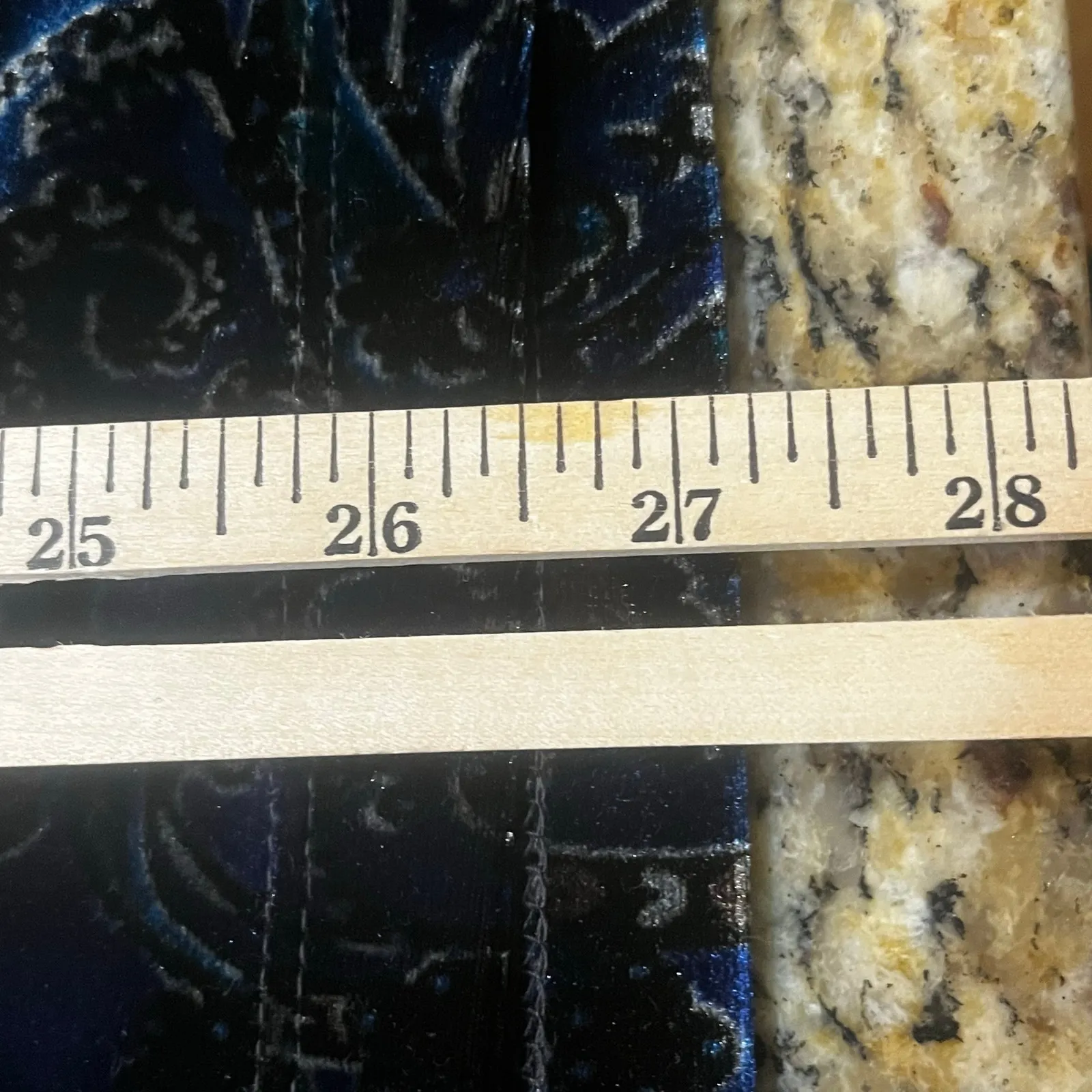 Covington Velvet Burnout Paisley Goth Top Womens 20-22W 2XL Dark Boho 3/4 Sleeve - Image 5