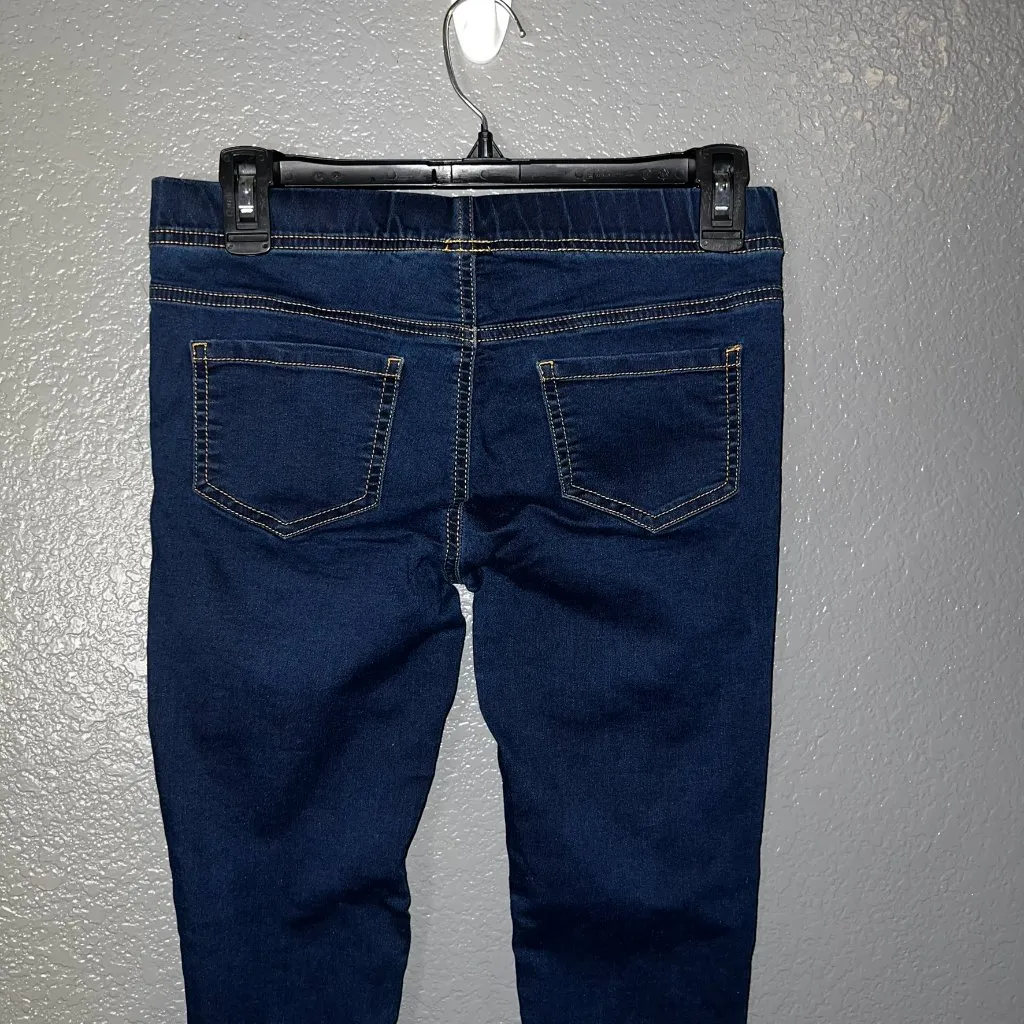 Route 66 Dark Blue Denim Stretch Fit Skinny Jeans Women's Size 12 Preowned - Image 6