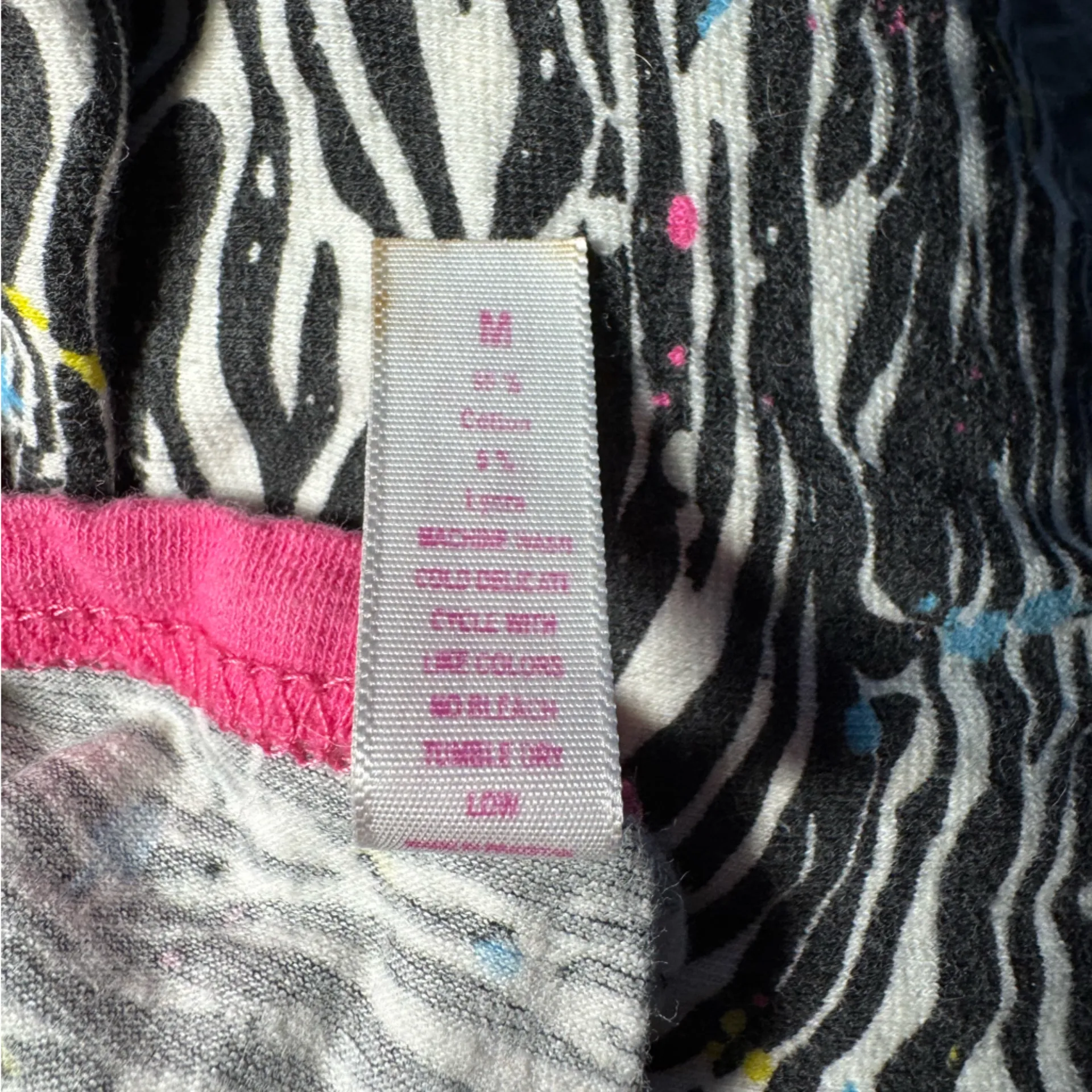 Y2K Pink Zebra Tank Top⭐️ Black Size M - Image 5