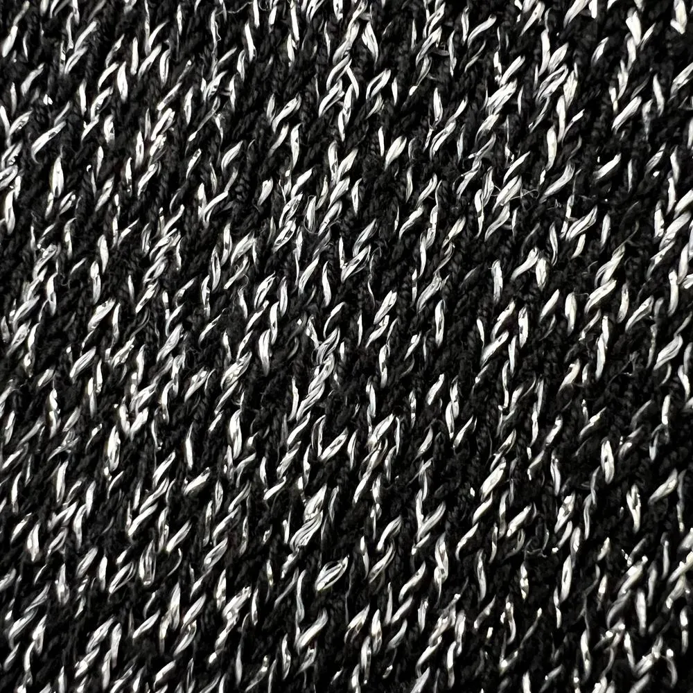 Cupio Black Sparkly Knitted Crewneck Sweater - Image 7
