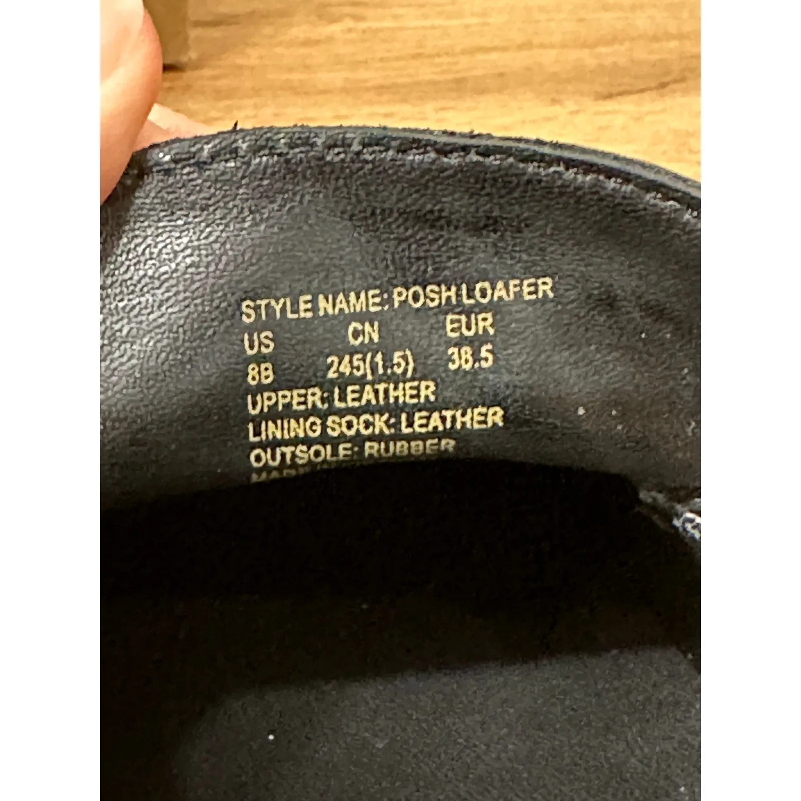 Kate Spade Posh Black Leather Loafers Size 8 NWOB Embellished Jewels Preppy - Image 12