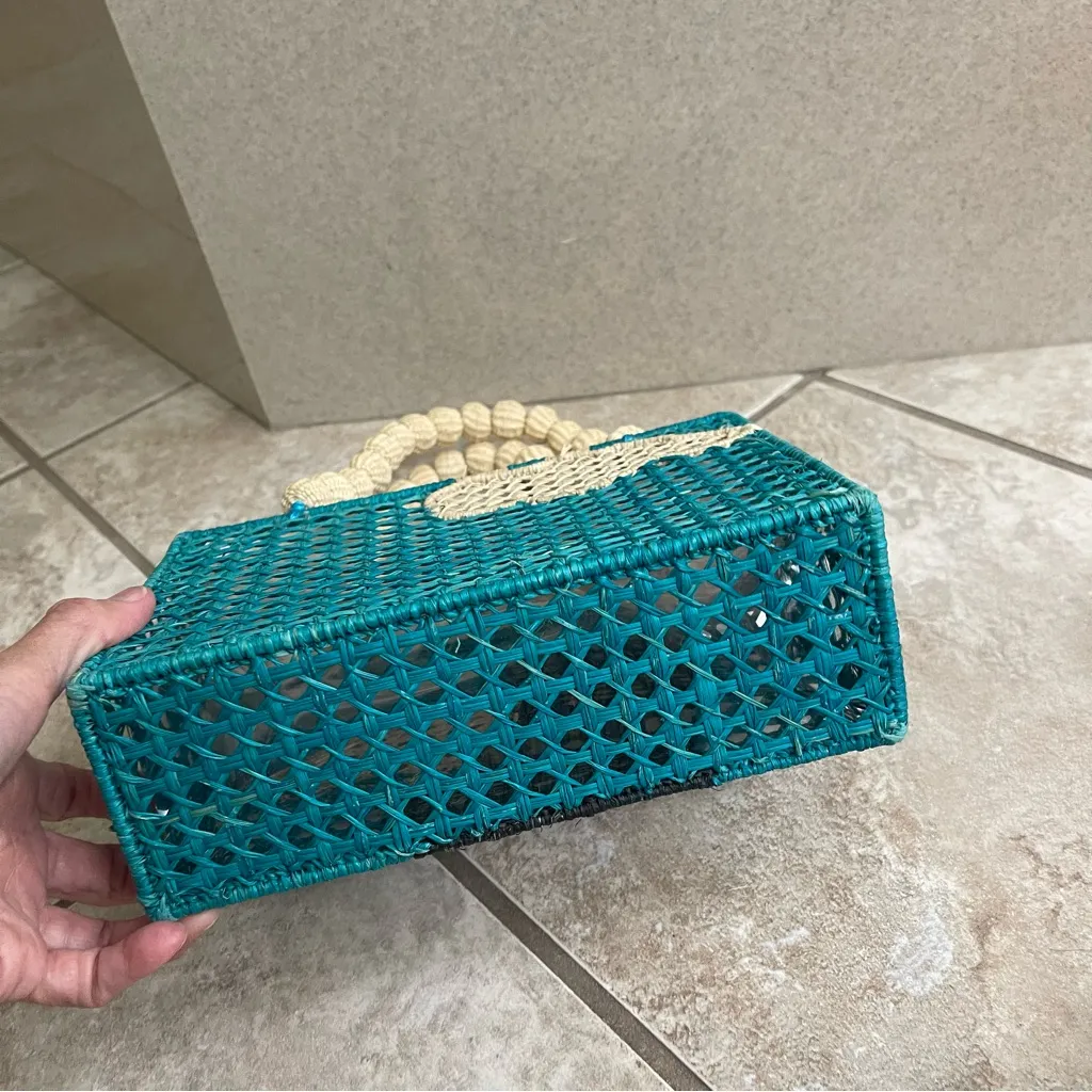 Mercedes Salazar ‎ Statue Of Liberty RARE Hand Bag W/ Plastic Liner Hand Made - Image 9