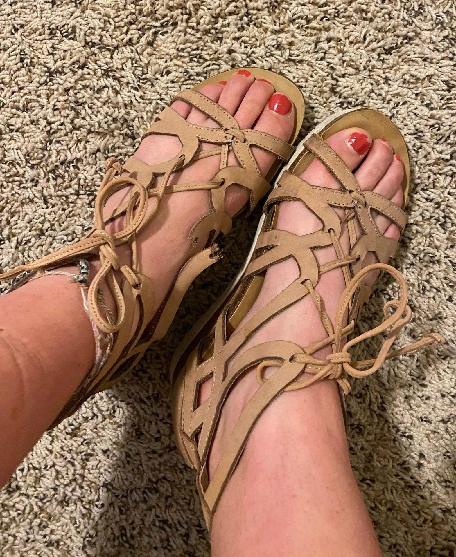 Sorel tan heels - Image 3