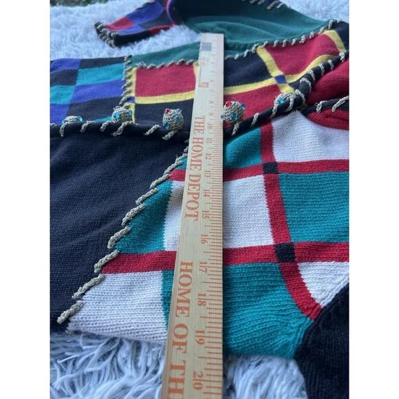 Vintage Lisa Nichols Women's Long Sleeve‎ Cardigan Size Medium - Image 7