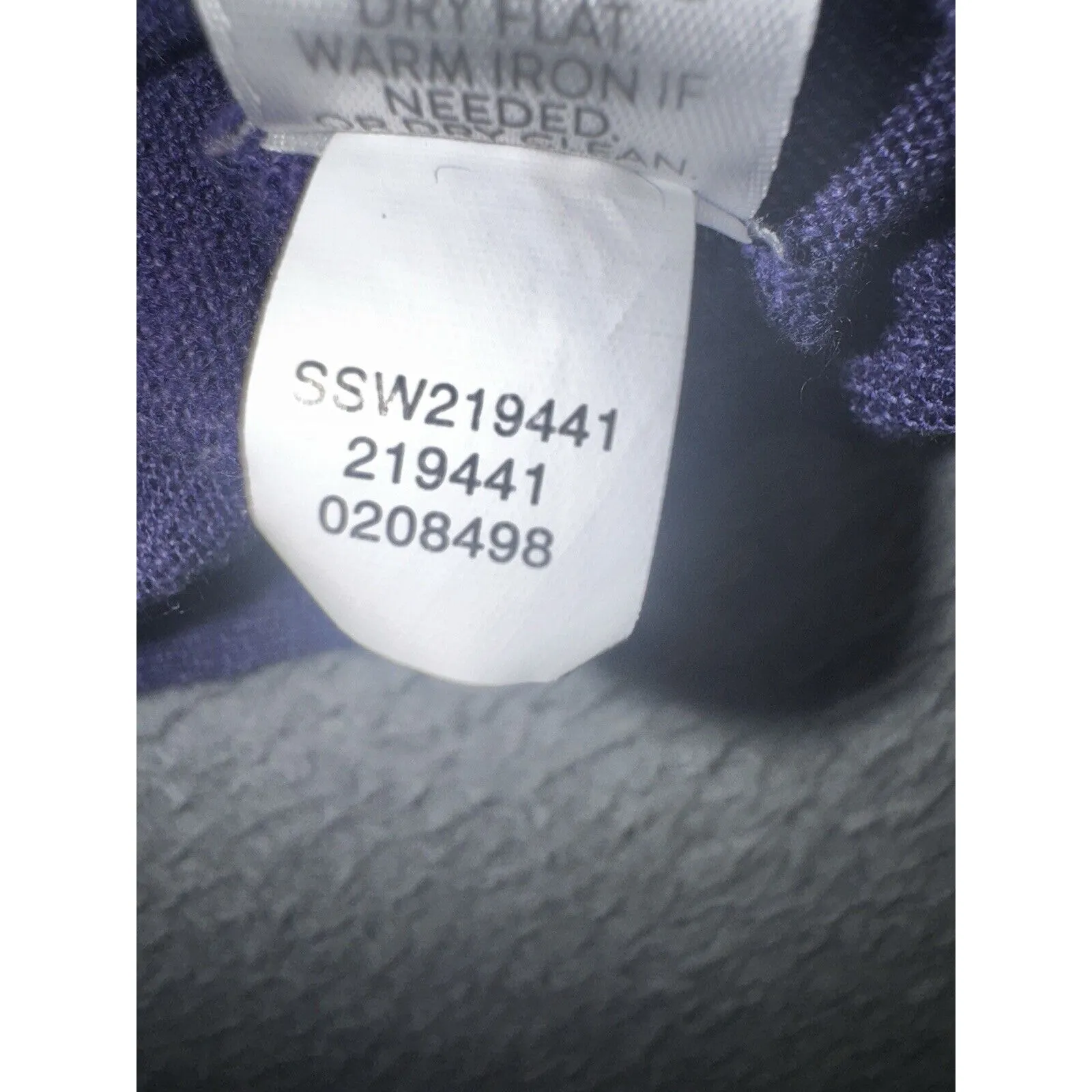 J Jill Sweater Women Small Linen 3/4 Sleeve‎ Boatneck Pullover Career Casual Purple - Image 7