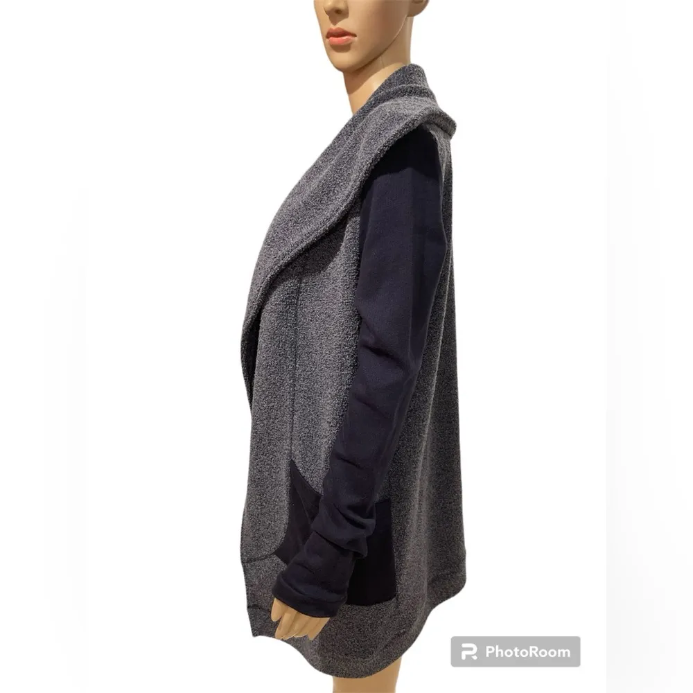 Anthropologie Cardigan Saturday Sunday Open Sweater Coat blue Size S - Image 4