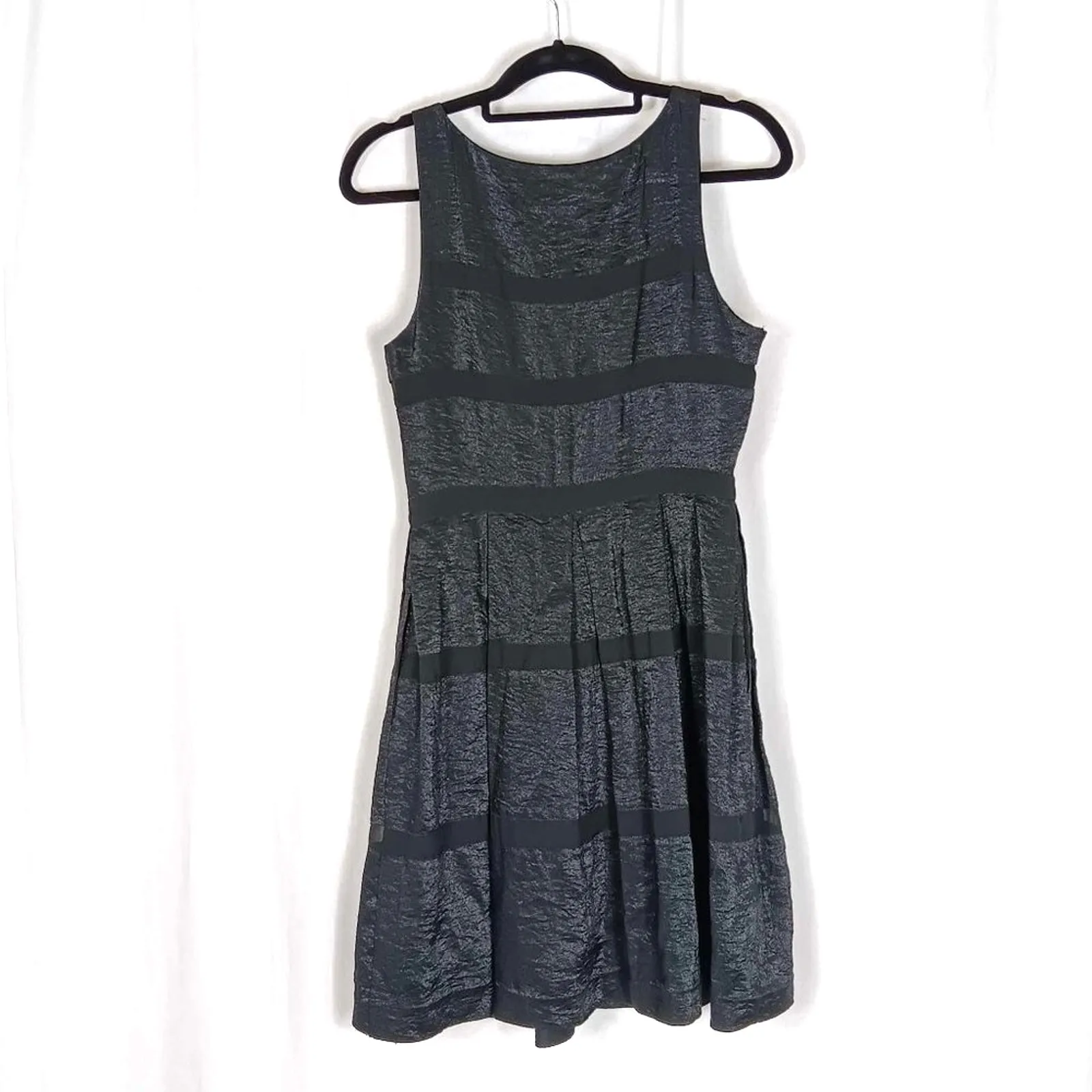 A/X Armani Exchange Shimmer Fit and Flare Cocktail Dress Size 6 - Image 4