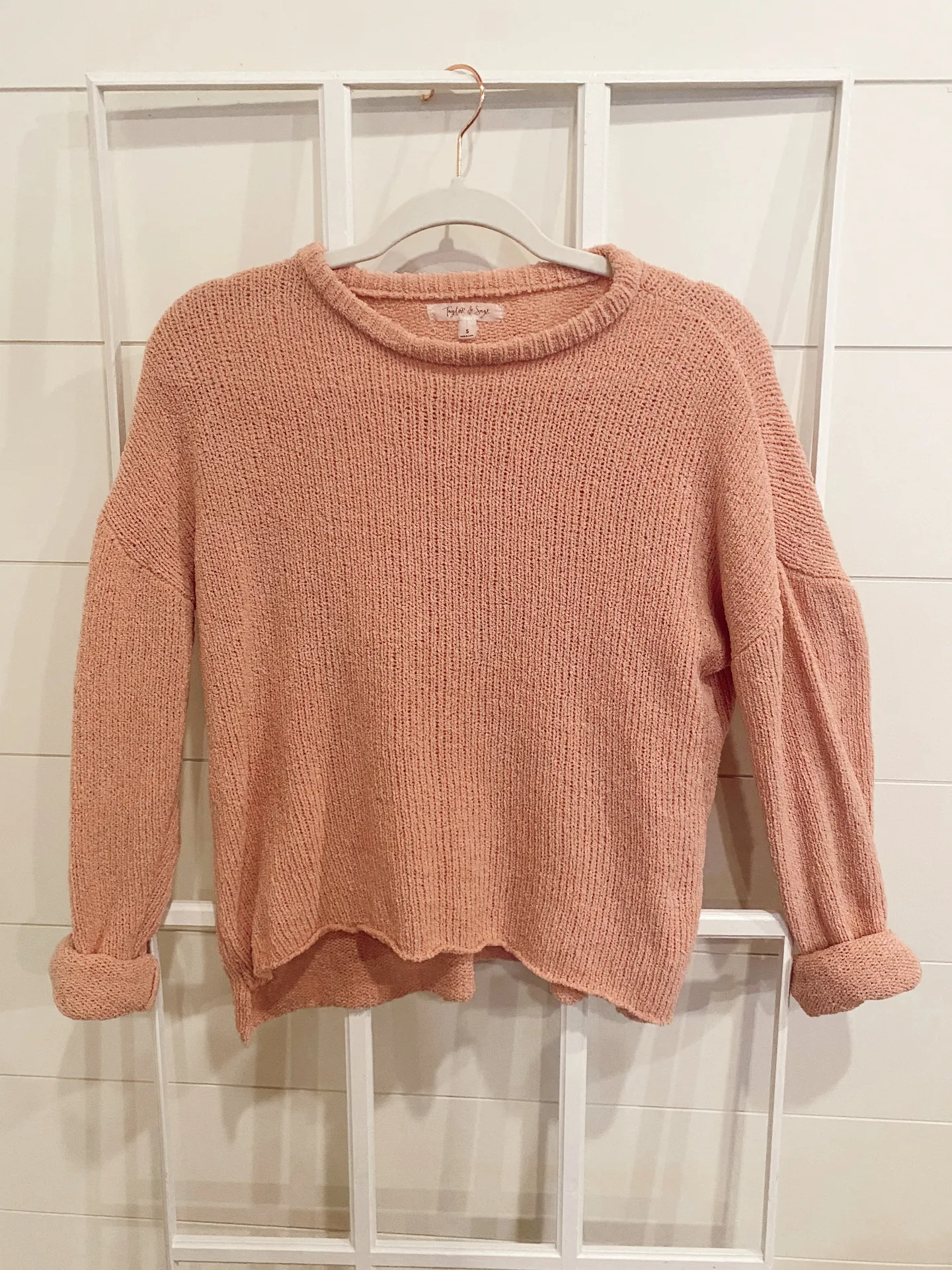 Taylor And Sage Pink Sweater - Image 4