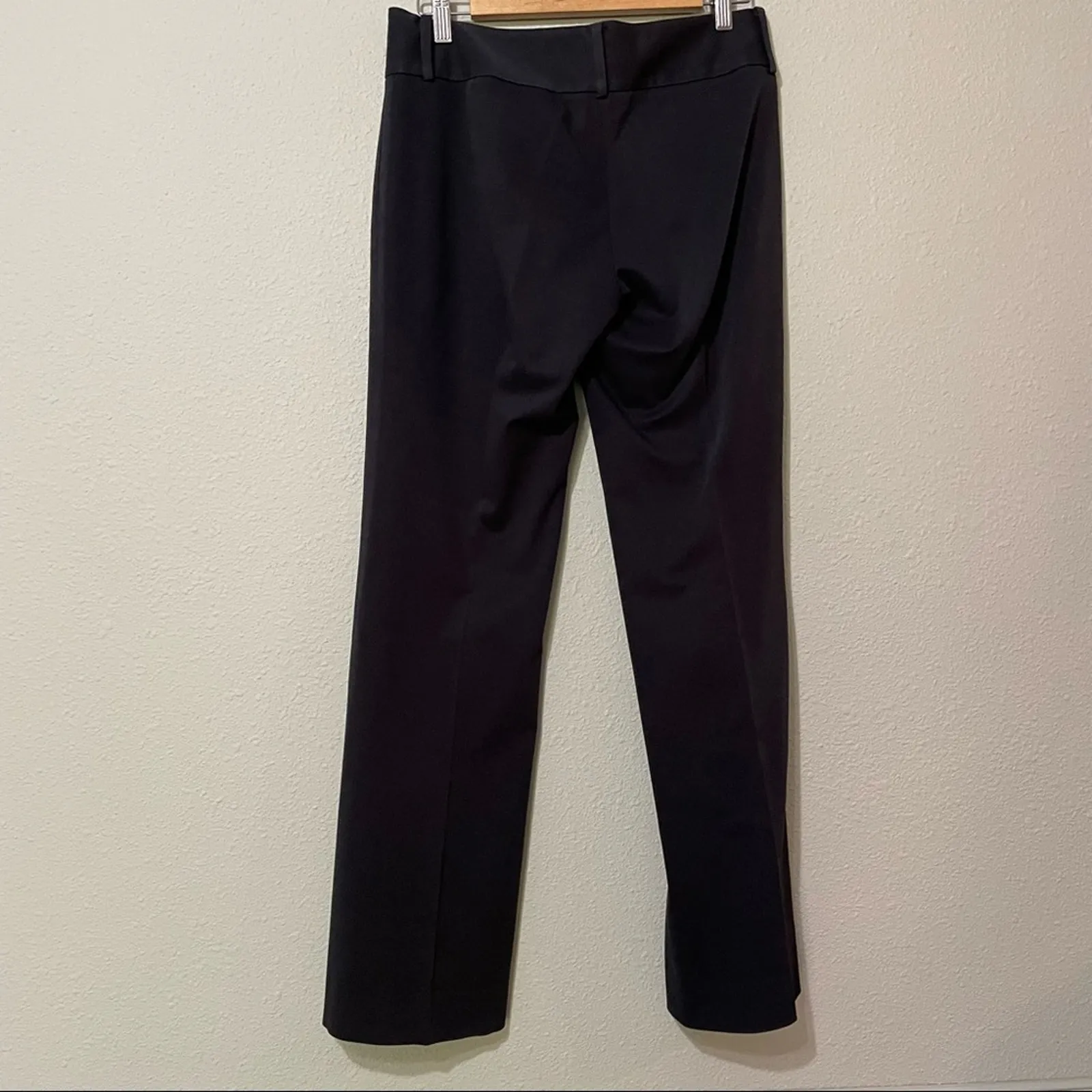 Elie Tahari Navy Blue Wide Leg Trouser Dress Pants Womans 4 Career Office Work - Image 4