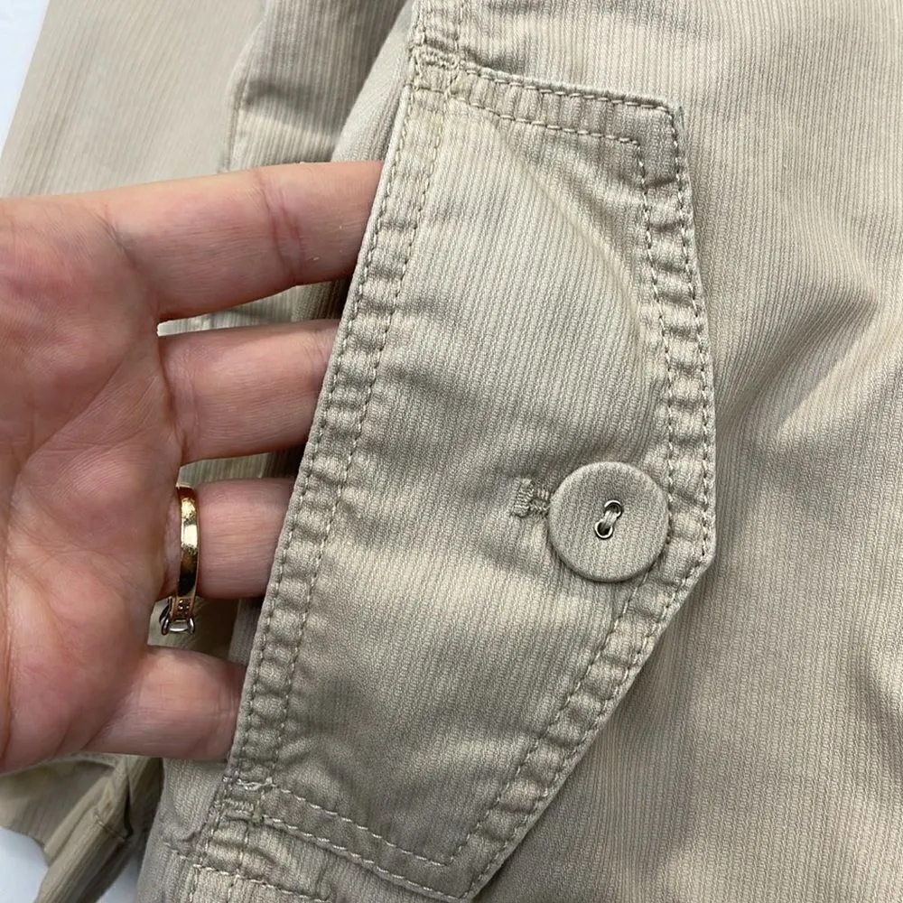 J.JILL Women's Beige Jute Jacket Blazer 100% cotton Medium - Image 6