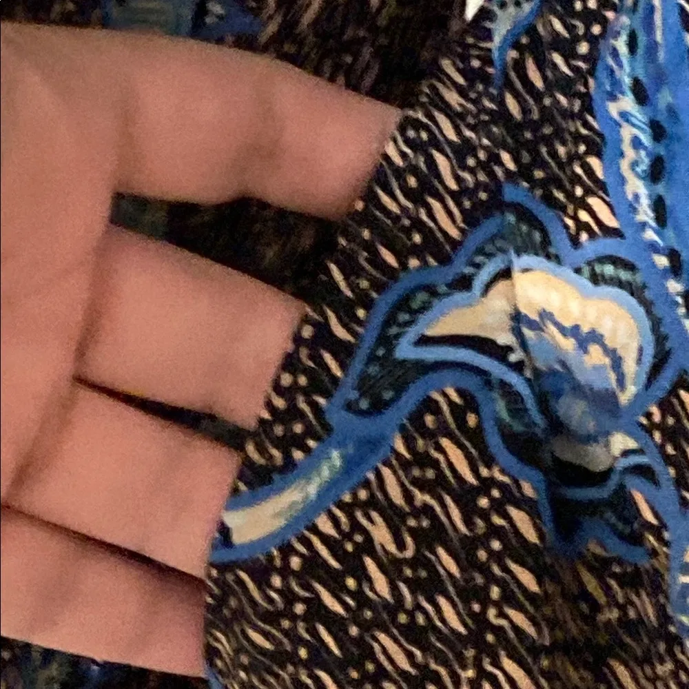 MISA Los Angeles Nolan Mini dress in Blue Sunflower print size extra extra small - Image 12