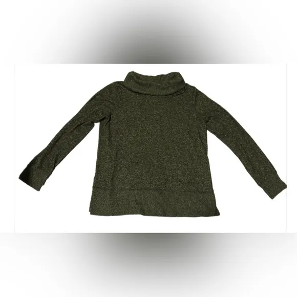 Nine West Cowl Neck Sweater. Large. Gray Black - Image 2