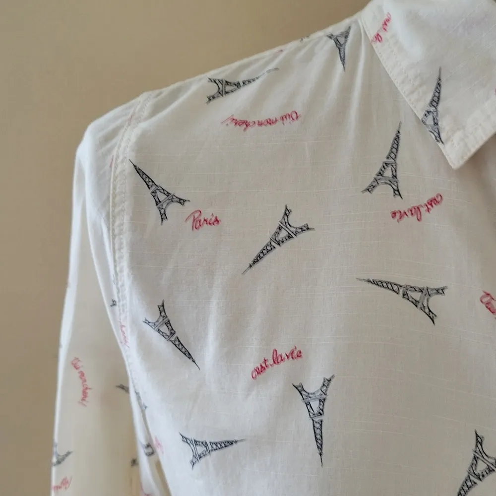 JCPENNEY theme button down size medium Tan - Image 5