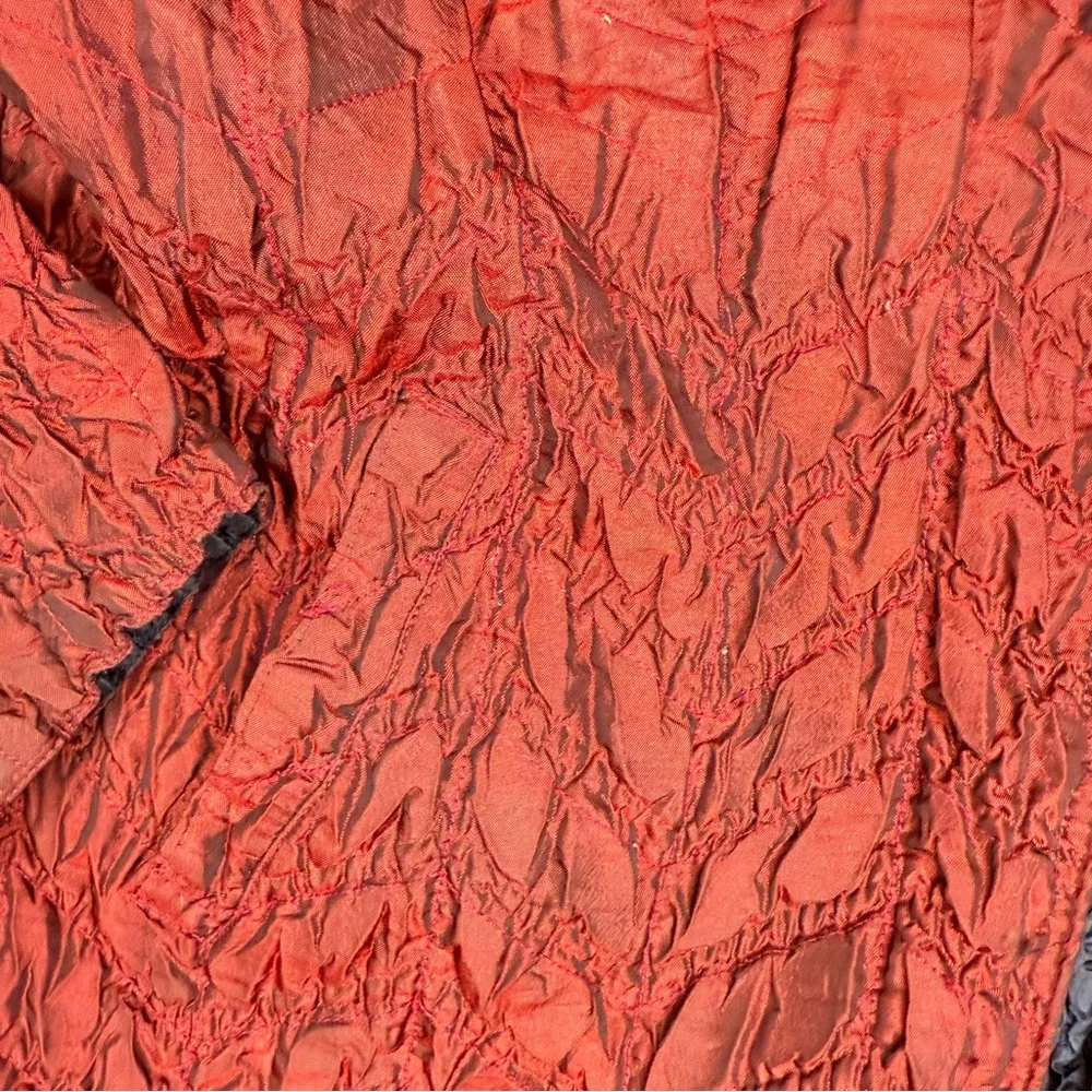 UBU 202S Milan Reversible Jacket red and black with flip zipper xl - Image 4