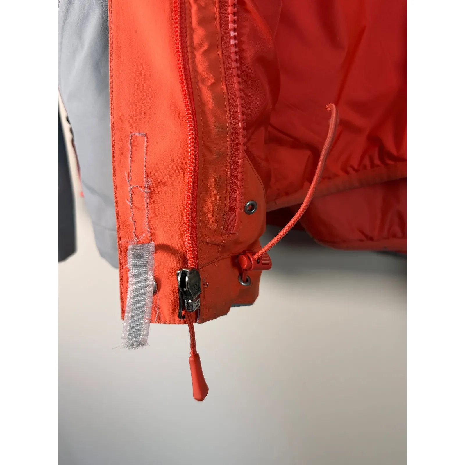 The North Face Triclimate Jacket 2 pc Womens L Waterproof Insulated Orange Blue - Image 11