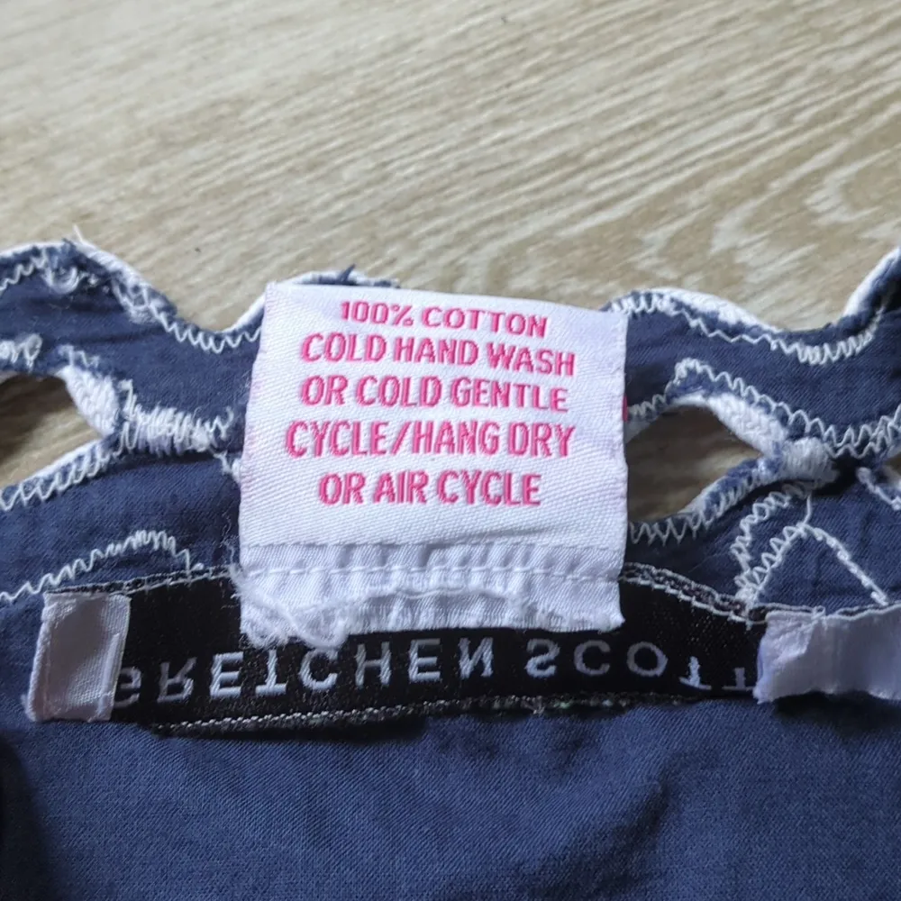 Gretchen Scott Designs 3/4 Sleeve Ric Rac Trim Tunic Shirt - Image 7