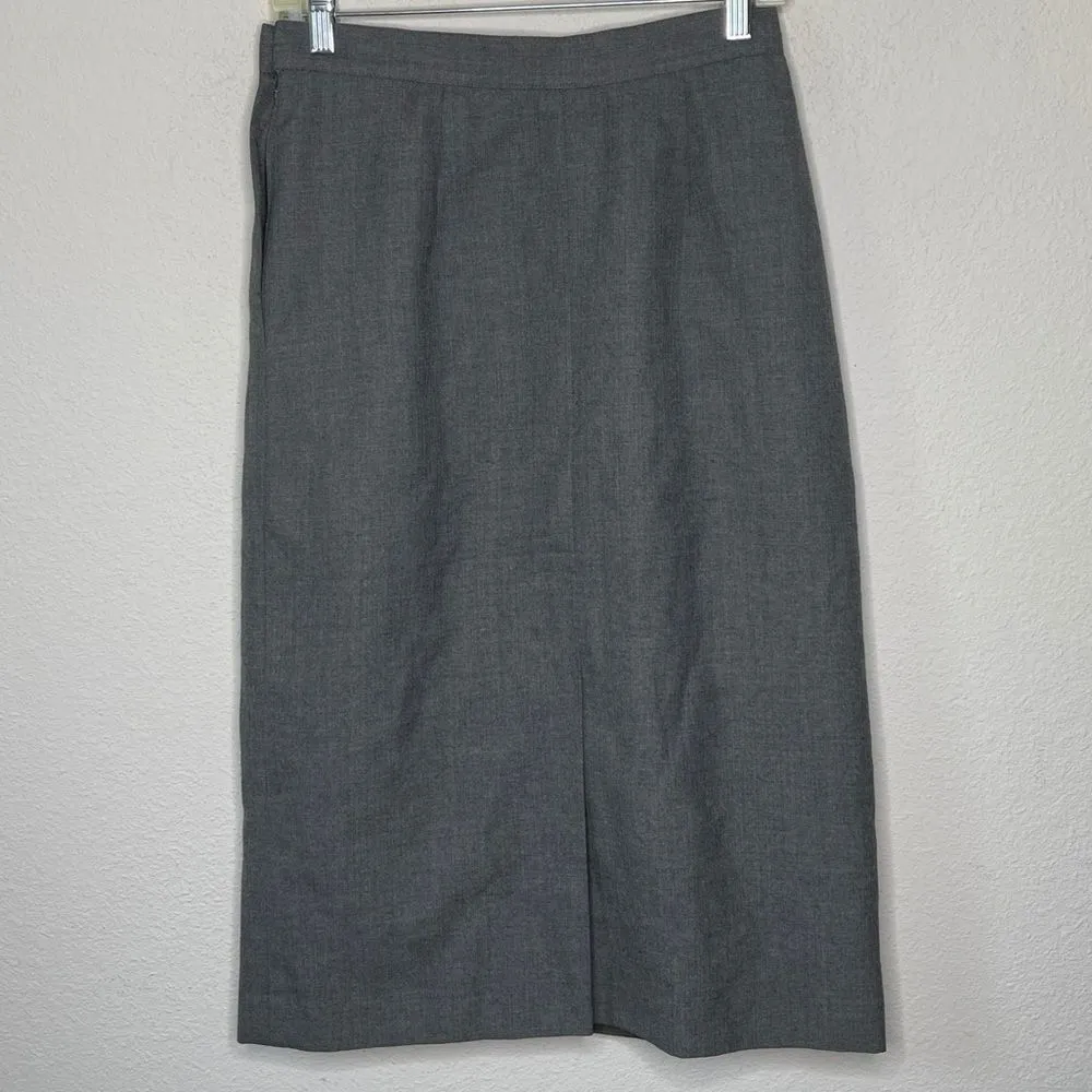 Vintage‎ Skirt Gray Size undefined - Image 4