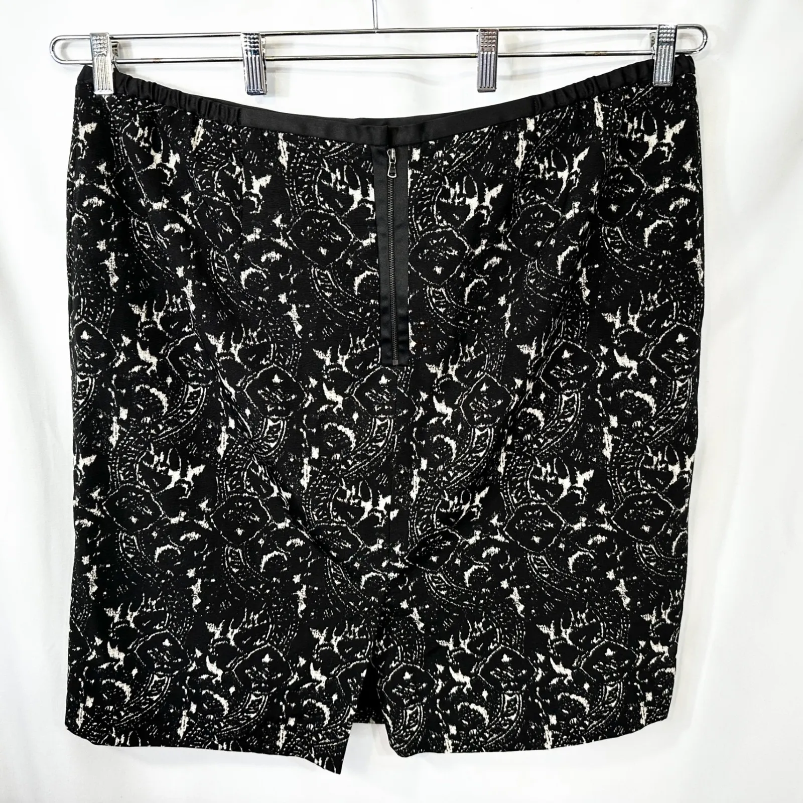 Talbots Plus size 20W Skirt Black White Print Textured Pencil Career Holiday 309 - Image 2