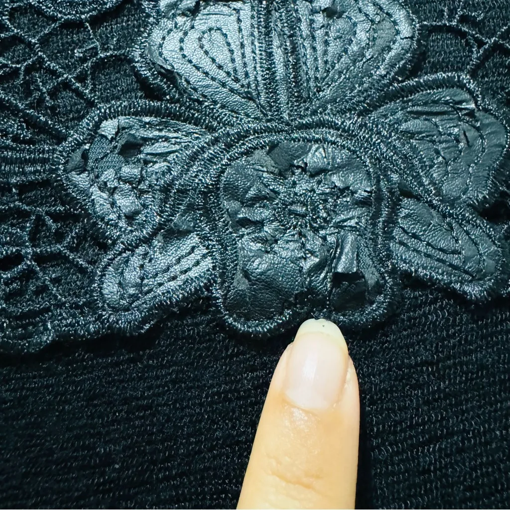 Free People Women Black Lace Cocktail Lined Short Dress Size S Whimsigoth - Image 4