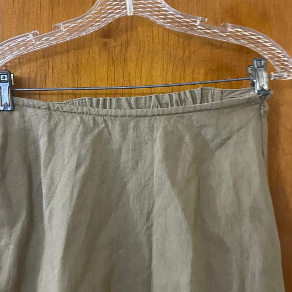 Muji Linen Skirt Brown Size XS - Image 3