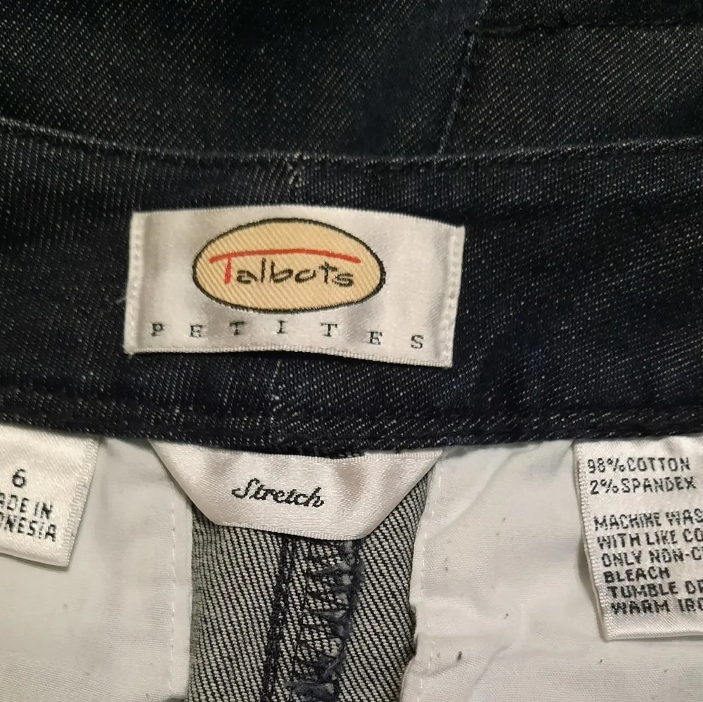 Talbots Denim Skirt Petites Size 6P - Image 3