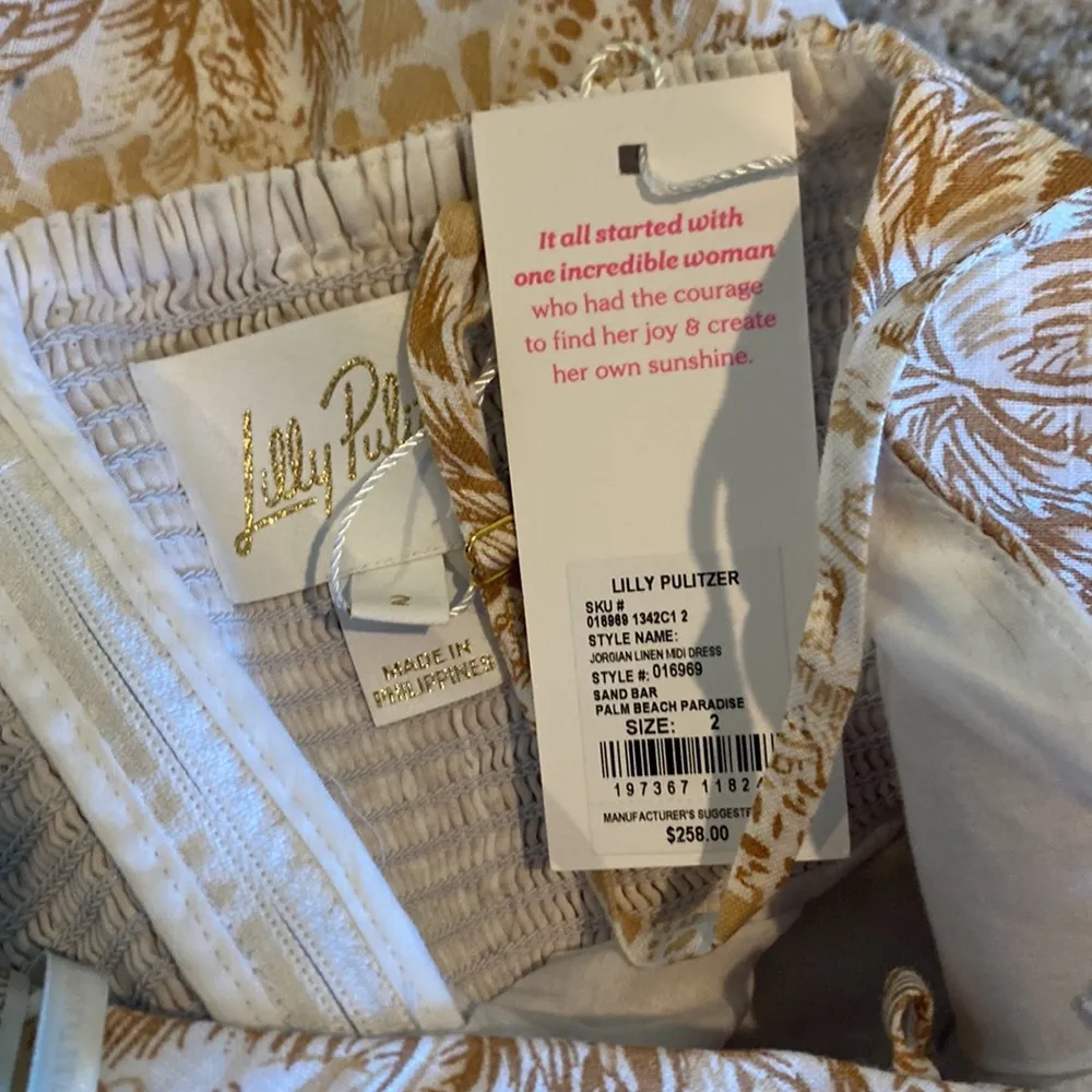 Lily Pulitzer Jorgian linen dress - Image 5