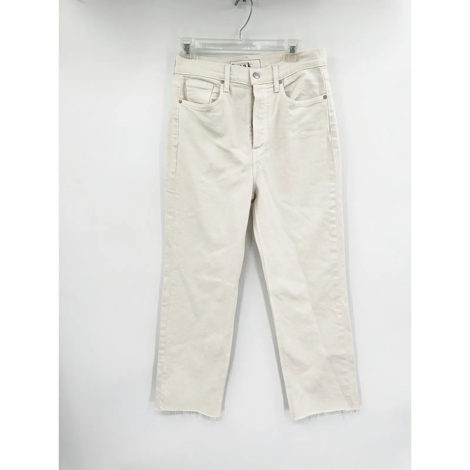 Frank & Eileen Monaghan Cream Mom Jean Italian Denim 29 - Image 3