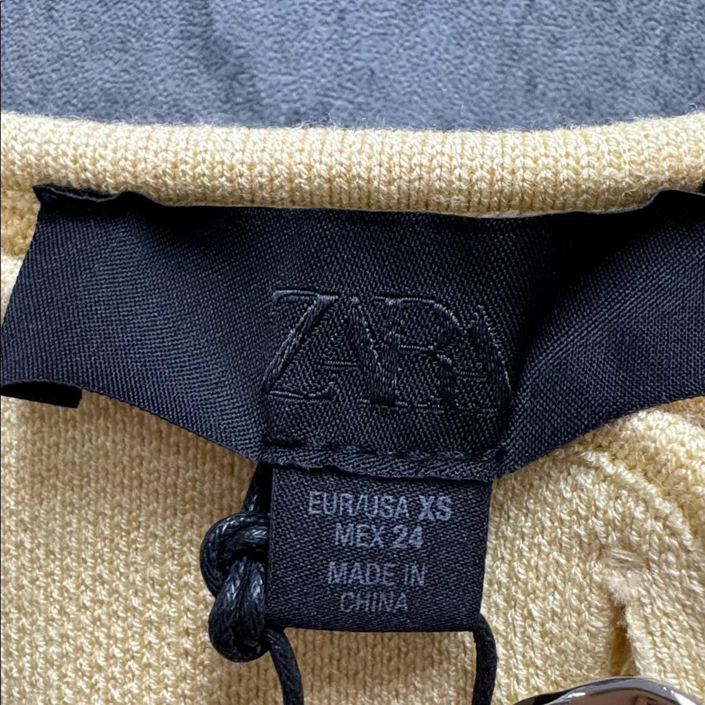 Zara plain knit corset top - Image 4