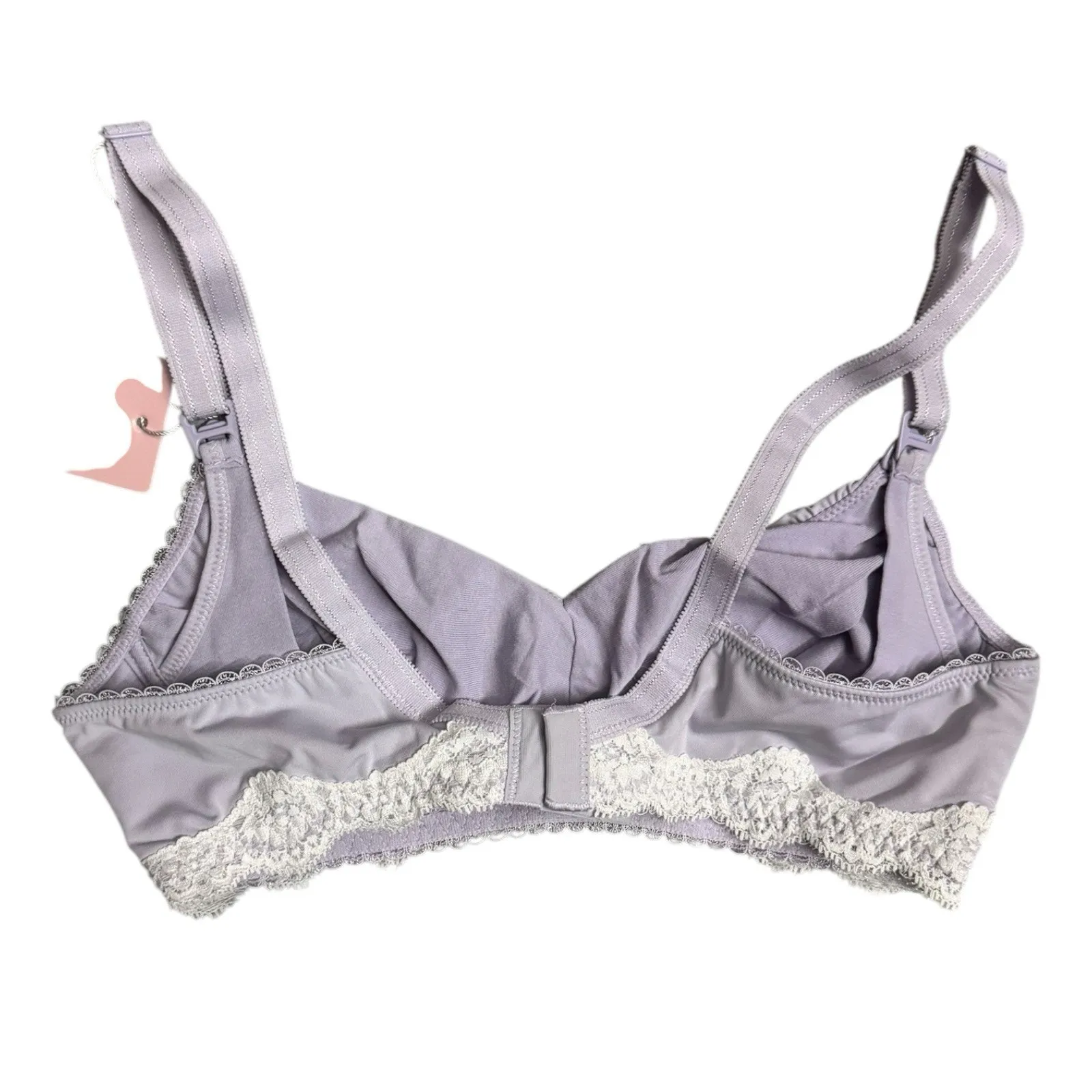 NWT Cake Lingerie Maternity Wireless Nursing Bra Plum Melba Purple Unlined 34E Size undefined - Image 2