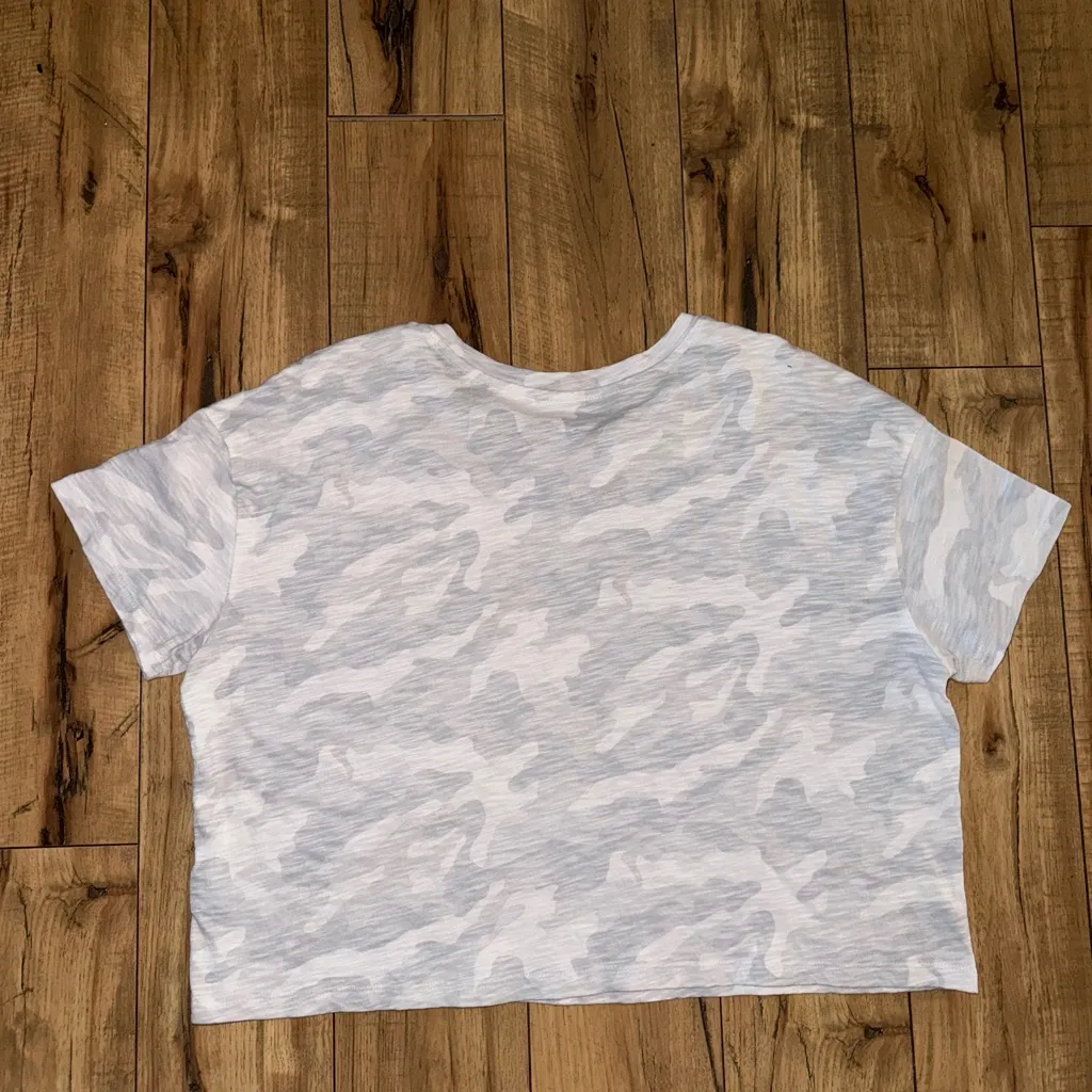 Camo cropped tee - Image 4