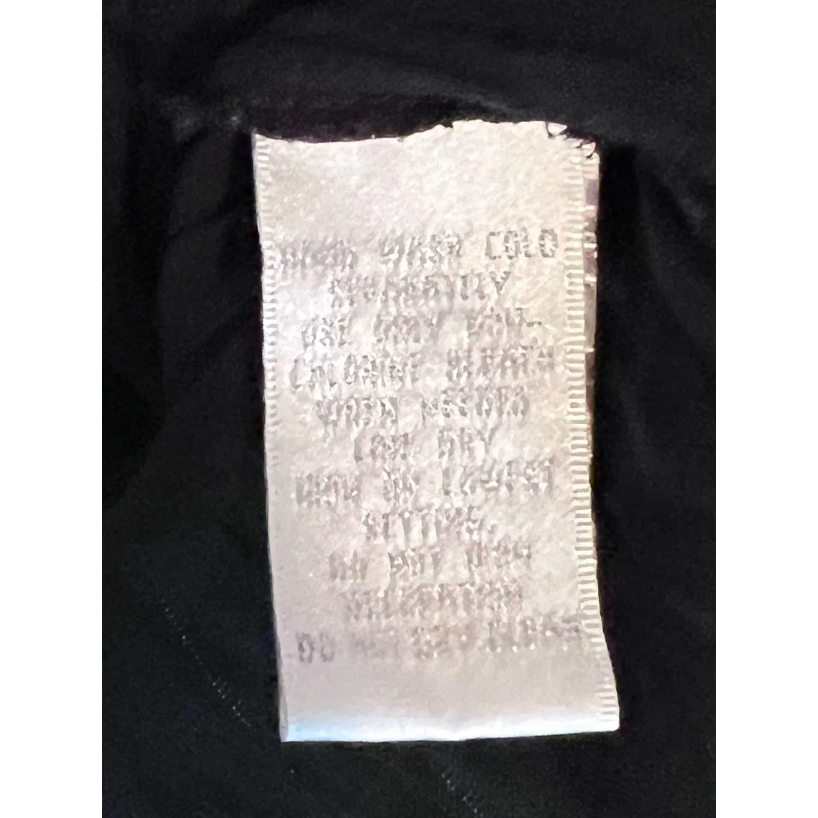 Worthington Petite Women's Black‎ Sheer Metallic Gold Embellished V-Neck Size S - Image 4